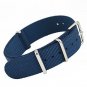 Strap 20mm Nylon Strap Zulu Watch Band (Navy blue)