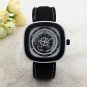 Men's A05 Gear running a second hand square silicone strap sports watch
