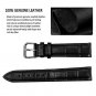 22mm Genuine Leather watch band,Quick Release Leather Smart Watch Band Pluwatch