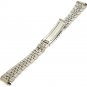 10-14mm TC Two Tone Stainless Steel Ladies Deployment Buckle Watch Band