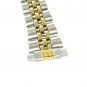 10-14mm TC Two Tone Stainless Steel Ladies Deployment Buckle Watch Band