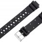Voguestrap TX14G12 14mm Resin Black Watch Strap