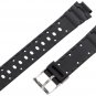 Voguestrap TX14G12 14mm Resin Black Watch Strap
