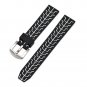 Ullchro Silicone Watch Strap Replacement Rubber Watch Band Waterproof Textured M