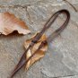 Vintage Camera Pendant Necklace Genuine Leather Long Chain Cord Necklace