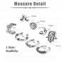 8 PCS Vintage Fake Stud Earring Set Cuff Earrings Set For Women Girl
