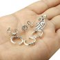 8 PCS Vintage Fake Stud Earring Set Cuff Earrings Set For Women Girl