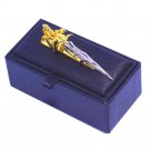 Medieval Weapon Sword Tie Clip Silver Gold Gift Box Wedding Bar Clasp