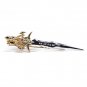Medieval Weapon Sword Tie Clip Silver Gold Gift Box Wedding Bar Clasp