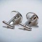 Cufflinks US ARMY  Silver Plated Glass CUFF LINKS Military Veteran Memorial day