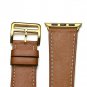 AWSTECH 38mm Luxury Leather Extra-Long Double Tour Band Strap Bracelet Replaceme