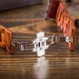 Sentai Watch Replacement Wristband Sandalwood Loop Bracelet Butterfly Lock Watch