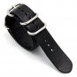 CIVO Genuine Grain Leather NATO Zulu Military Swiss G10 Watch Band Strap 18mm 20