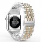 AWSTECH New 38mm Stainless Steel Metal Replacement Watchband Bracelet with Butte
