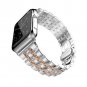 AWSTECH New 38mm Stainless Steel Metal Replacement Watchband Bracelet with Butte