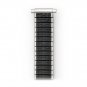 Speidel Men’s Stainless Steel Comfortable Stretch Romunda Watch Band, Black wi