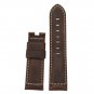 24/22mm Genuine Calf Leather Deployment Style Asso Watch Band for Panerai 44