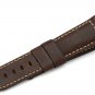 24/22mm Genuine Calf Leather Deployment Style Asso Watch Band for Panerai 44