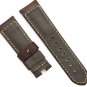 24/22mm Genuine Calf Leather Deployment Style Asso Watch Band for Panerai 44