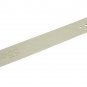 Moog Paris White Calf Leather Bracelet for Women, Alligator Pattern, Pin Clasp,