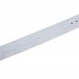 Moog Paris White Calf Leather Bracelet for Women, Alligator Pattern, Pin Clasp,