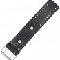 Nemesis FLBB 51mm Faded Wide XL Stitched Patent Leather Black Watch Bracelet