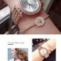 SK Women’s Watches Rose Gold Stainless Steel Jewelry Watches Band Round Dial B