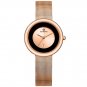 STARKING Woven Mesh Band Watch Quartz Adjustable Strap BL0986 Rose Gold Stainles