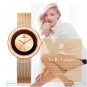 STARKING Woven Mesh Band Watch Quartz Adjustable Strap BL0986 Rose Gold Stainles