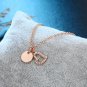 Heart women Rose Gold Anklet - 2018 Exquisite 18K Rose Gold Plated Brass Hollow