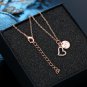 Heart women Rose Gold Anklet - 2018 Exquisite 18K Rose Gold Plated Brass Hollow