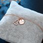Heart women Rose Gold Anklet - 2018 Exquisite 18K Rose Gold Plated Brass Hollow