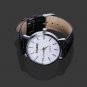 Quartz Watch Men Unisex Business Leather Strap Analog Watches Simple Design Brow