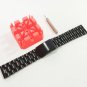 Ritche 22mm Watch Band Premium Solid Stainless Steel Metal Business Replacement