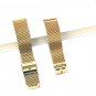 18mm Stainless Steel Mesh Watch Band Bracelet Strap Replacement Wristband with D