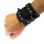 Neptune Giftware Wide Triple Strap Leather Cuff Wrap Gothic Wristband Bracelet W
