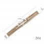 Jenia Beige Leather Rope Bracelet - Womenâs Braided Cuff Bangle - Casual Handm