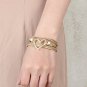 Jenia Beige Leather Rope Bracelet - Womenâs Braided Cuff Bangle - Casual Handm