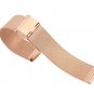 12mm Fantastic Pink Mesh Wristwatch Replacement Bracelet Band 304 Solid Stainles