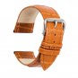Ullchro Watch Strap Replacement Genuine Leather Watch Band Stitched Edging Bambo