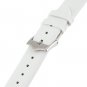 Signature Easy in white 21 mm watch band. Replacement watch strap. Genuine leath