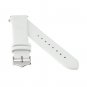 Signature Easy in white 21 mm watch band. Replacement watch strap. Genuine leath