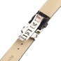 KOLIGHT Black Fashion Durable 13mm Genuine Leather Deployant Watch Band Bracelet