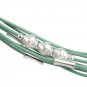 Jenia Green Leather Wrap Bracelet - Pearl Rope Braided Multi-Strand Bangle - Han