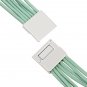 Jenia Green Leather Wrap Bracelet - Pearl Rope Braided Multi-Strand Bangle - Han