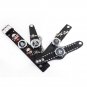Unisex Punk Rock fashion Skeleton Pirate Skull Rivet Quartz Wrist Watch Leather