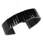 Beauty7 Black 18mm Stainless Steel Link Mesh Two Tone Watch Band Bracelet Stra