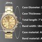 Top Plaza 3 Pcs Women's Elegant Luxury Rhinestones Watches Silver Gold Rose Gold