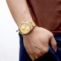 Top Plaza 3 Pcs Women's Elegant Luxury Rhinestones Watches Silver Gold Rose Gold
