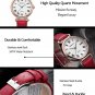 Women Elegant Simple Rose Gold Tone Bracelet Watch Japanese Movement Quartz
